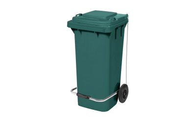 CTK 3005 – Pedallı 120 LT. Çöp Konteyneri, Yeşil